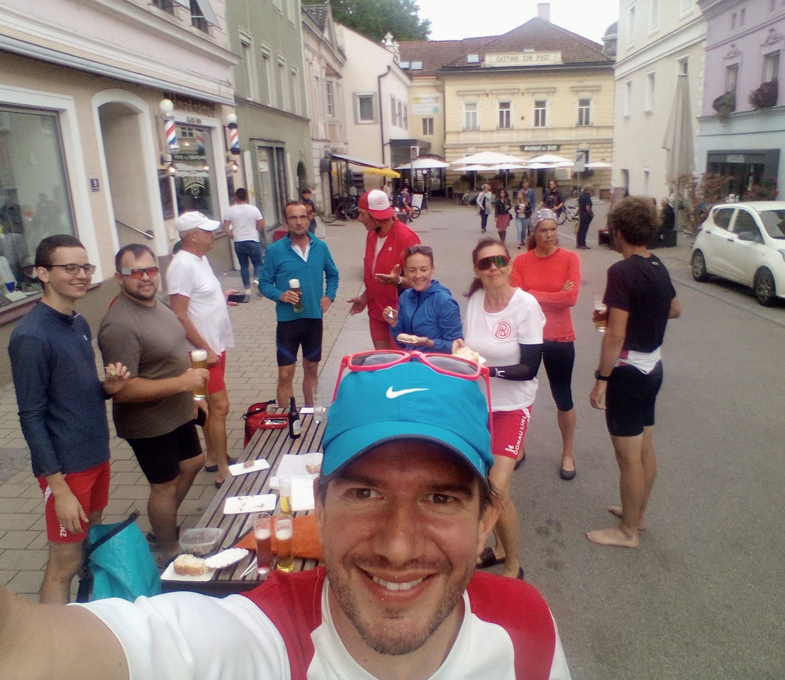 Selfie am Markt in Ottensheim